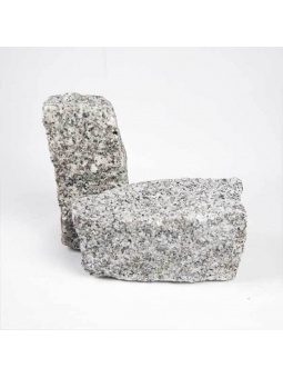 Szare palisady granitowe 20cm