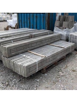 Betonowa podmurówka ogrodzeniowa wzór w kamień