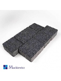 Grafitowa kostka brukowa z posypką