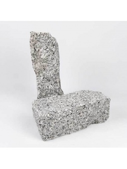 Szare palisady granitowe wysokości 30cm