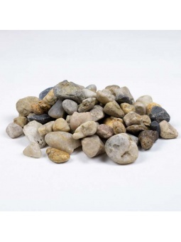 Drobne żółte otoczaki rzeczne