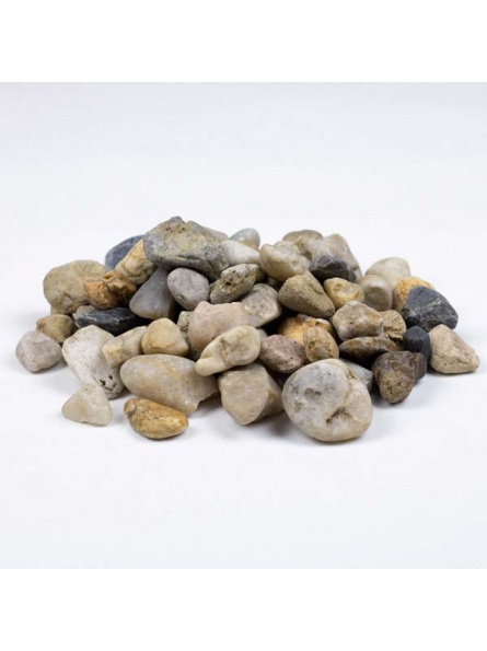 Drobne żółte otoczaki rzeczne