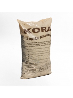 Drobna kora ogrodowa w worku 60l