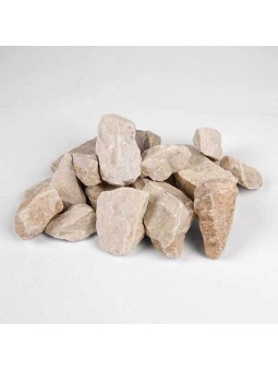 Ogrodowe kruszywo kamienne w kolorze beżowym